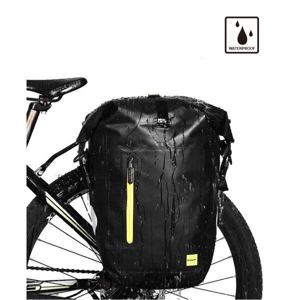 Rhinowalk Fahrradtasche (25L) Schwarz