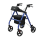 maxErgo Rollator Blau Gehhilfe für Outdoor Indoor zugelassen als Medizinprodukt