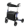 Sitwell Aluminium Rollator Faltbar Blau Gehhilfe inkl. Einkaufstasche zugelassen als Medizinprodukt