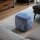 THE LOUNGER – 2 in 1 Design-Sitzhocker & Shiatsu Fußmassagegerät mit Wärmefunktion / Pouf / Fußhocker / elektrische Fußmassage im Premium Design