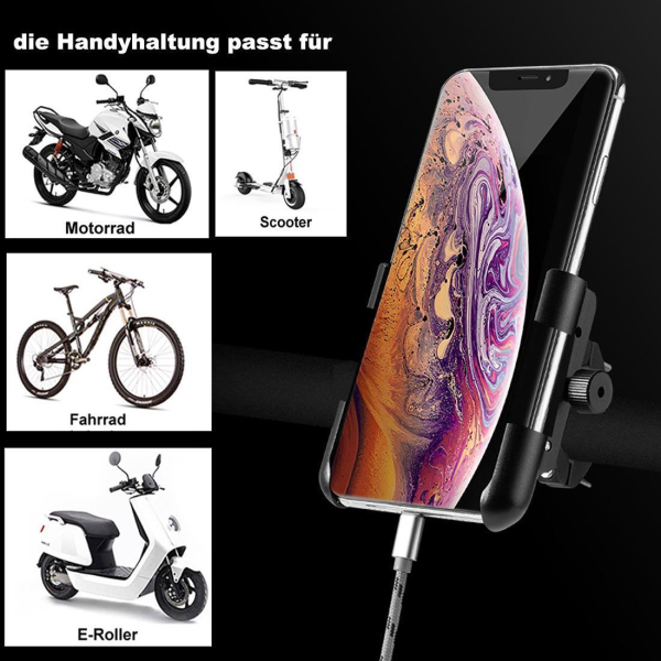 Fahrrad Smartphone-Halterung 360° drehbar