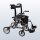 SmartWalker 2-in-1 Rollator mit Rollstuhlfunktion & Fußstützen, faltbar