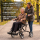 SmartWalker 2-in-1 Rollator mit Rollstuhlfunktion & Fußstützen, faltbar