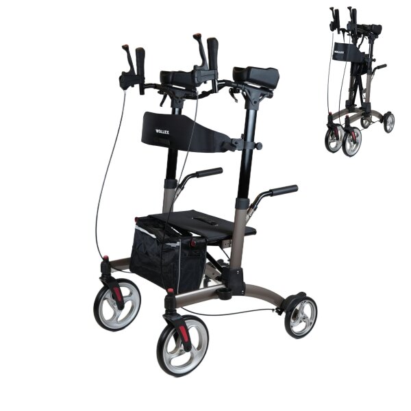 ErgoStand Arthritis-Rollator mit Unterarmauflagen, leicht & faltbar