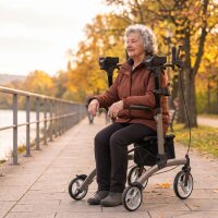 ErgoStand Arthritis-Rollator mit Unterarmauflagen, leicht & faltbar