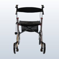 BellaMate Leichtgewicht-Rollator faltbar mit Sitz & Rückenlehne, nur 8,7 kg