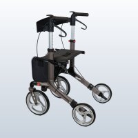 BellaMate Leichtgewicht-Rollator faltbar mit Sitz & Rückenlehne, nur 8,7 kg