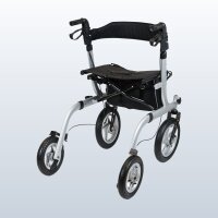 AirCross Outdoor-Rollator mit Luftreifen, faltbar, mit Sitz & Rückenlehne
