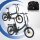 2er Pack Camp-20D & 20H Falt Pedelec/E-Bike 20 Zoll Schwarz smartEC