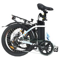 2er Pack Camp-20D & 20H Falt Pedelec/E-Bike 20 Zoll Weiß smartEC