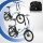 2er Pack Camp-20D & 20H Falt Pedelec/E-Bike 20 Zoll Weiß smartEC