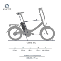 E-Klapprad / Falt-Pedelec Camp-20D / E-Bike 20 Zoll (Ausstellungsstück)