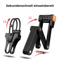 smartEC Faltschloss / Klappschloss f&uuml;r E-Bike