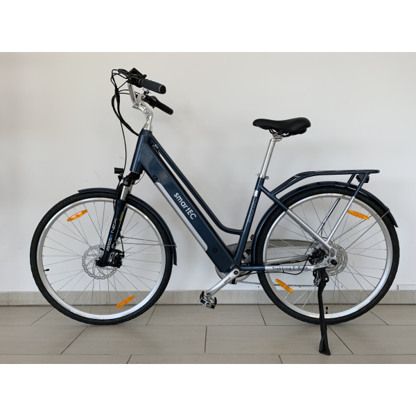 smartEC E-Trekkingrad / Trekking-Pedelec Trek-28D / E-Bike 28 Zoll Blau Ausstellungsstück neuwertig