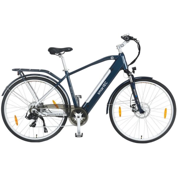 smartEC Trek-28H Trekking Pedelec/E-Bike 28 Zoll Rahmen-Akku Blau