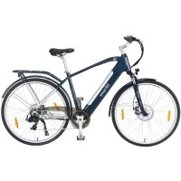 smartEC Trek-28H Trekking Pedelec/E-Bike 28 Zoll Rahmen-Akku Blau
