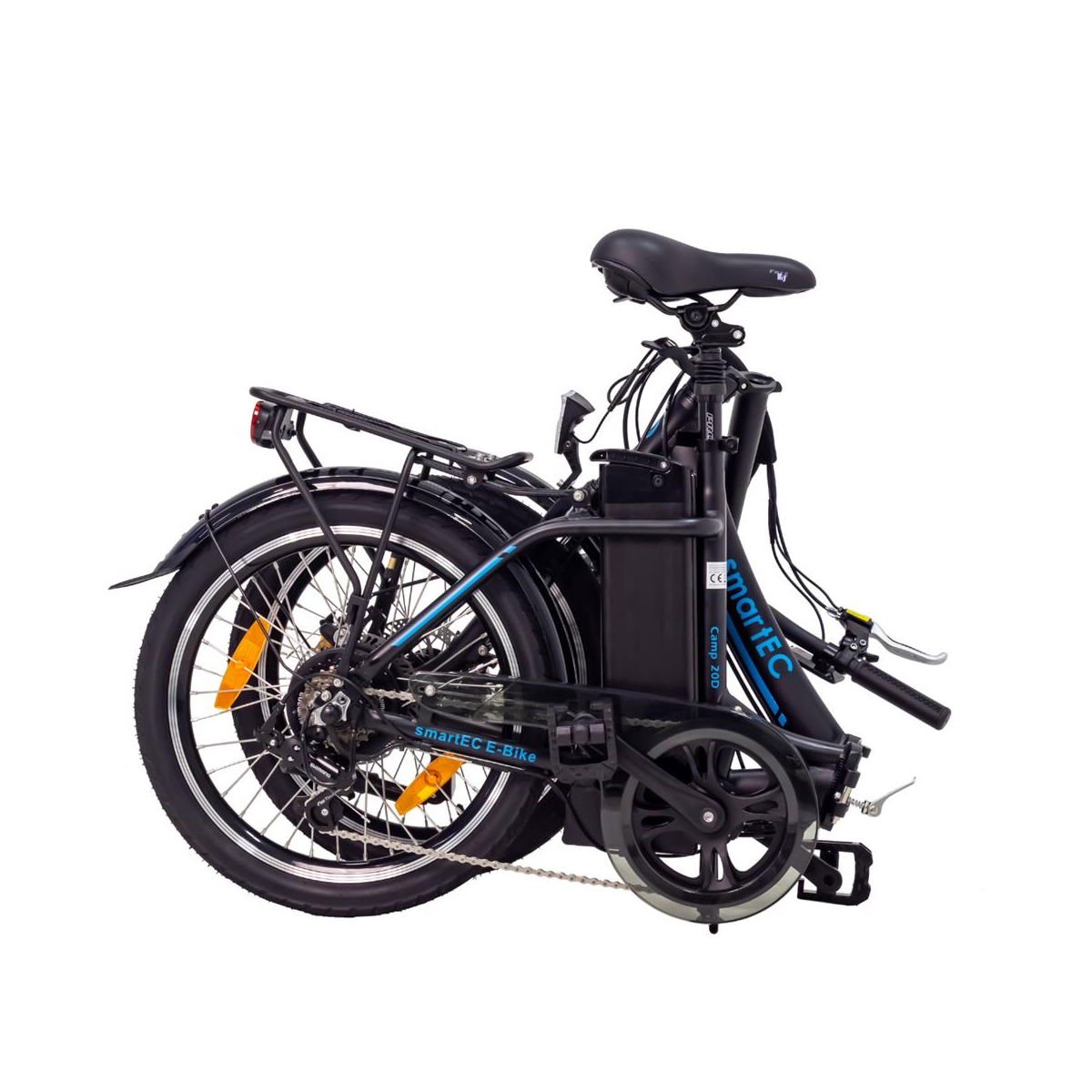 E Bike Klapprad 20 Zoll Mit Rücktrittbremse E-Klapprad 20 Zoll Falt E-Bike Camp-20D bei smartEC